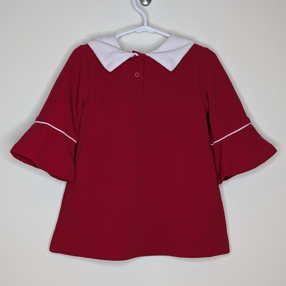 Reindeer Christmas Tunic Dress 2T - Picture 2 of 3